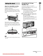 Предварительный просмотр 9 страницы Sony RHT-G950 Operating Instructions Manual