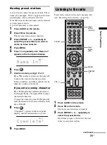 Предварительный просмотр 25 страницы Sony RHT-S10 Operating Instructions Manual