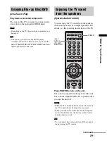 Предварительный просмотр 29 страницы Sony RHT-S10 Operating Instructions Manual