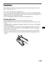 Preview for 25 page of Sony RM-1000BP Operating Instructions Manual