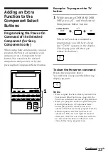 Preview for 24 page of Sony RM-AV2000T Operating Instructions Manual