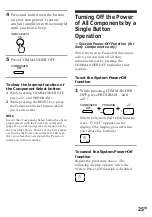 Preview for 26 page of Sony RM-AV2000T Operating Instructions Manual