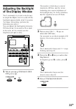 Preview for 34 page of Sony RM-AV2000T Operating Instructions Manual