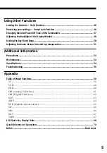 Preview for 5 page of Sony RM-AV2500 - Integrated Remote Commander Operating Instructions Manual