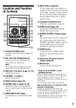 Preview for 7 page of Sony RM-AV2500 - Integrated Remote Commander Operating Instructions Manual