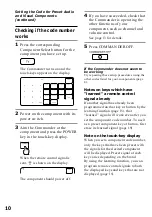 Preview for 10 page of Sony RM-AV2500 - Integrated Remote Commander Operating Instructions Manual