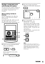 Preview for 11 page of Sony RM-AV2500 - Integrated Remote Commander Operating Instructions Manual