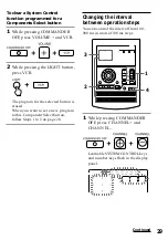 Preview for 29 page of Sony RM-AV2500 - Integrated Remote Commander Operating Instructions Manual