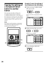 Preview for 34 page of Sony RM-AV2500 - Integrated Remote Commander Operating Instructions Manual