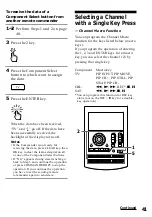 Preview for 41 page of Sony RM-AV2500 - Integrated Remote Commander Operating Instructions Manual