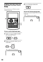 Preview for 50 page of Sony RM-AV2500 - Integrated Remote Commander Operating Instructions Manual