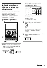 Preview for 51 page of Sony RM-AV2500 - Integrated Remote Commander Operating Instructions Manual