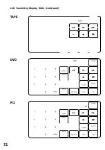 Preview for 72 page of Sony RM-AV2500 - Integrated Remote Commander Operating Instructions Manual