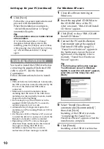 Preview for 10 page of Sony RM-AX1400 - Home Theater Remote Control Operating Instructions Manual