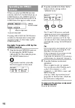 Preview for 16 page of Sony RM-AX1400 - Home Theater Remote Control Operating Instructions Manual