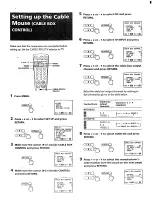 Preview for 5 page of Sony RM-CM101 Operating Instructions Manual