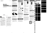 Предварительный просмотр 1 страницы Sony RM-EZ4T Operating Instructions