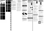 Предварительный просмотр 2 страницы Sony RM-EZ4T Operating Instructions