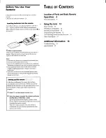 Preview for 3 page of Sony RM-LJ301 Operating Instructions Manual