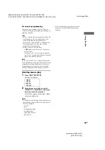 Preview for 19 page of Sony RM-LJ312 Operating Instructions Manual