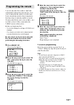 Preview for 15 page of Sony RM-LP211 Operating Instructions Manual