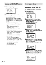 Preview for 18 page of Sony RM-LP211 Operating Instructions Manual