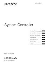 Preview for 1 page of Sony RM-NS1000 First Step Manual