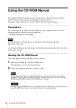 Preview for 8 page of Sony RM-NS1000 First Step Manual