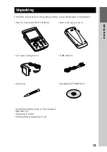 Preview for 11 page of Sony RM-NX7000 Navitus Operating Instructions Manual