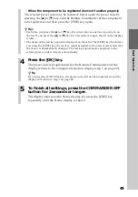 Preview for 49 page of Sony RM-NX7000 Navitus Operating Instructions Manual