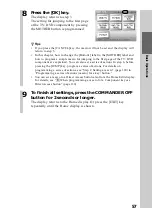 Preview for 57 page of Sony RM-NX7000 Navitus Operating Instructions Manual