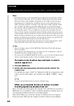 Preview for 60 page of Sony RM-NX7000 Navitus Operating Instructions Manual