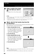 Preview for 98 page of Sony RM-NX7000 Navitus Operating Instructions Manual