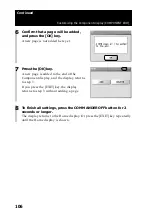 Preview for 106 page of Sony RM-NX7000 Navitus Operating Instructions Manual