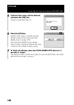 Preview for 108 page of Sony RM-NX7000 Navitus Operating Instructions Manual