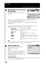 Preview for 130 page of Sony RM-NX7000 Navitus Operating Instructions Manual