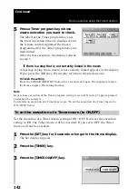 Preview for 142 page of Sony RM-NX7000 Navitus Operating Instructions Manual