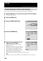 Preview for 144 page of Sony RM-NX7000 Navitus Operating Instructions Manual