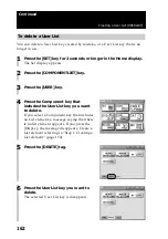 Preview for 162 page of Sony RM-NX7000 Navitus Operating Instructions Manual