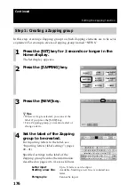 Preview for 176 page of Sony RM-NX7000 Navitus Operating Instructions Manual