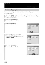 Preview for 190 page of Sony RM-NX7000 Navitus Operating Instructions Manual