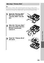 Preview for 201 page of Sony RM-NX7000 Navitus Operating Instructions Manual