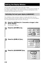 Preview for 212 page of Sony RM-NX7000 Navitus Operating Instructions Manual