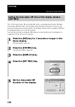 Preview for 216 page of Sony RM-NX7000 Navitus Operating Instructions Manual