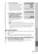 Preview for 217 page of Sony RM-NX7000 Navitus Operating Instructions Manual