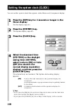 Preview for 220 page of Sony RM-NX7000 Navitus Operating Instructions Manual