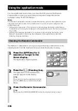 Preview for 226 page of Sony RM-NX7000 Navitus Operating Instructions Manual