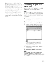 Preview for 23 page of Sony RM-P110 User Manual