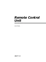 Preview for 31 page of Sony RM-P110 User Manual