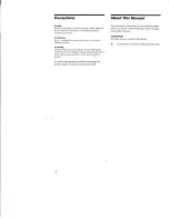 Preview for 2 page of Sony RM-PP401 Operating Instructions  (primary manual) Operating Instructions Manual